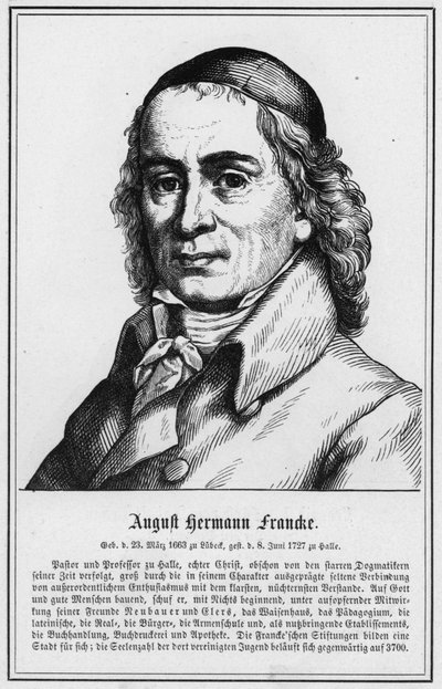 August Hermann Francke (gravura) de German School