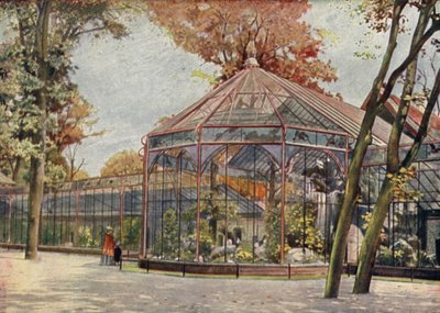 Aviário, Jardim Zoológico de Berlim, Alemanha (cor litho) de German School