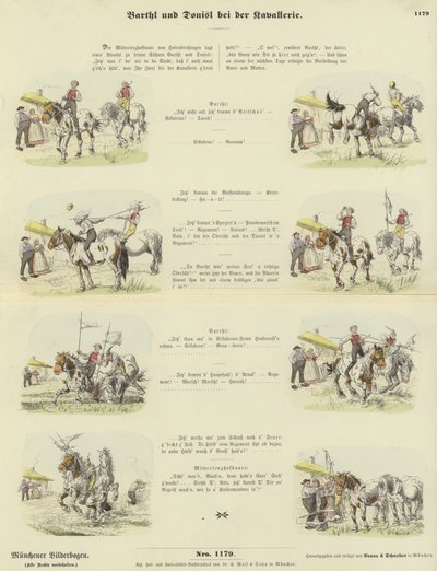 Barthl e Donisl na cavalaria de German School