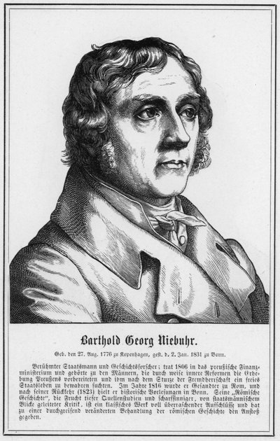 Barthold Georg Niebuhr (gravura) de German School