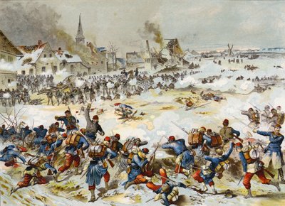 Batalha de Bapaume, guerra franco-prussiana, 3 de janeiro de 1870 de German School
