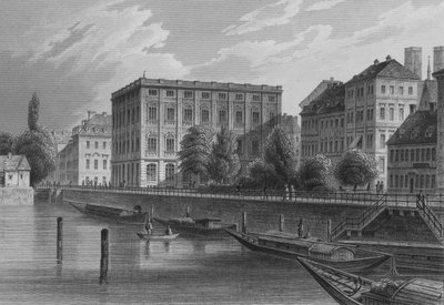 Bauakademie, Berlim (gravura em aço) de German School
