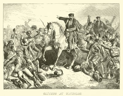 Blucher em Waterloo de German School