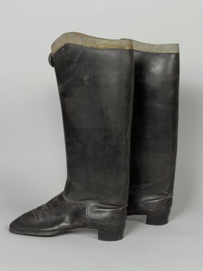 Boots, 3rd von Zieten Hussars, usado por HRH O Duque de Connaught, pré-1914 (bota) de German School