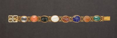 Pulseira (ouro e pedras preciosas) de German School