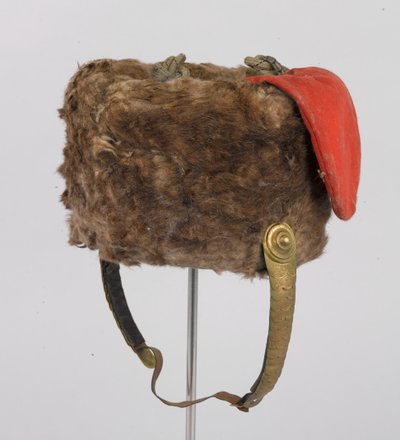 Busby, HRH O Duque de Connaught, 3º Zieten Hussars, Exército Alemão, pré-1914 (busby) de German School