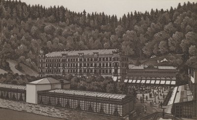 Cafe Pupp (litho) de German School