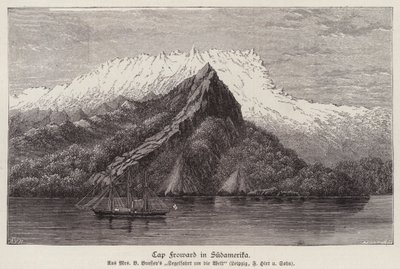 Cabo Froward, Chile (gravura) de German School