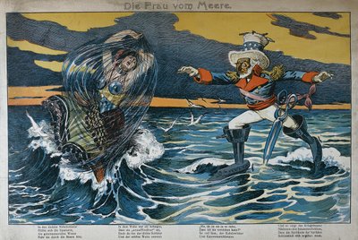 Caricatura na guerra hispano-americana, 1898 de German School