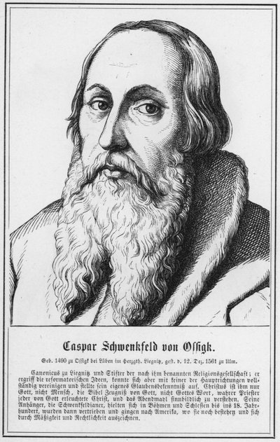 Caspar Schwenkfeld von Ossigk (gravura) de German School