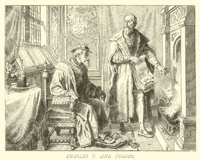 Charles V e Fugger de German School