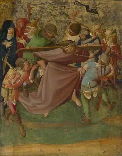 Cristo carregando a cruz, 1420-25 de German School