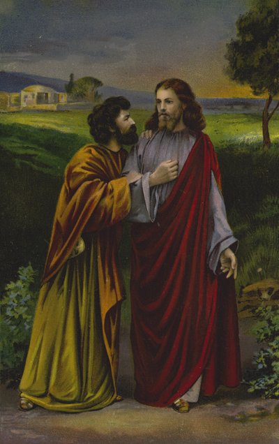 Cristo e Judas Iscariotes de German School