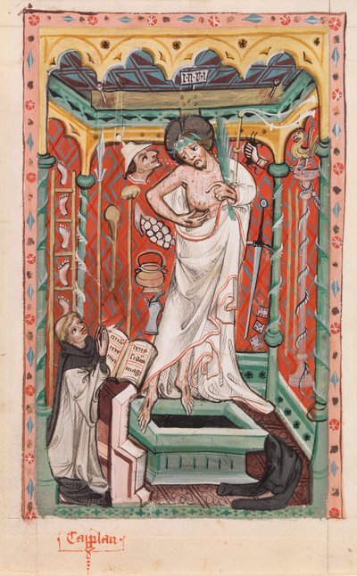 Cristo com Arma Christi (wc em velino) de German School