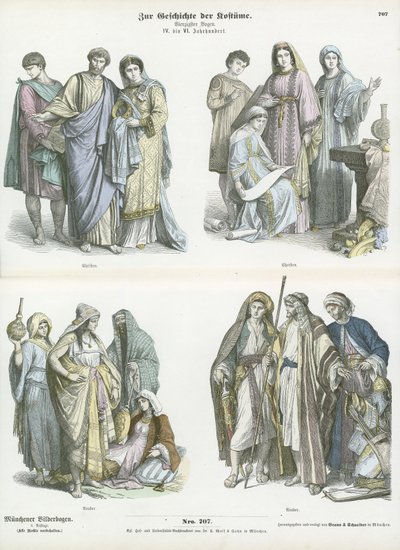 Cristãos e árabes, do século IV ao VI de German School
