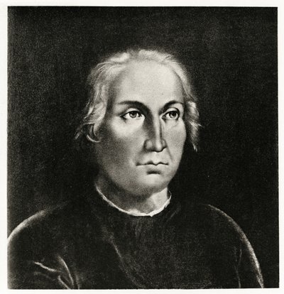 Christoph Columbus, 1884-90 (fototipo) de German School