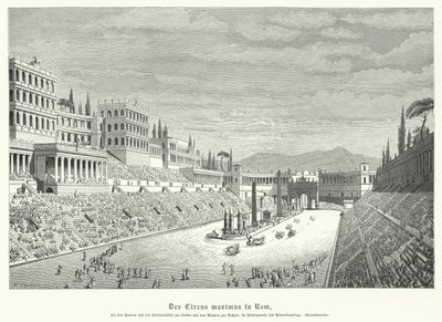 Circus Maximus, Roma (gravura) de German School