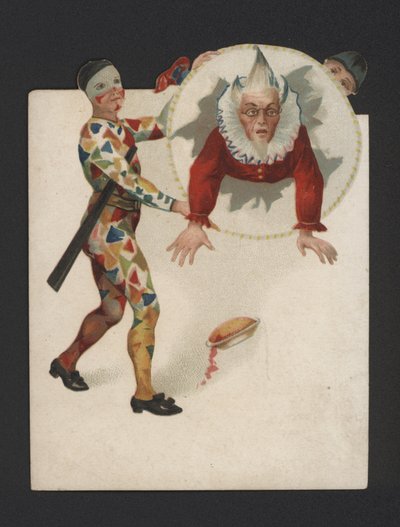 Palhaços (chromolitho) de German School