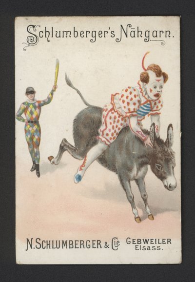 Palhaços (chromolitho) de German School