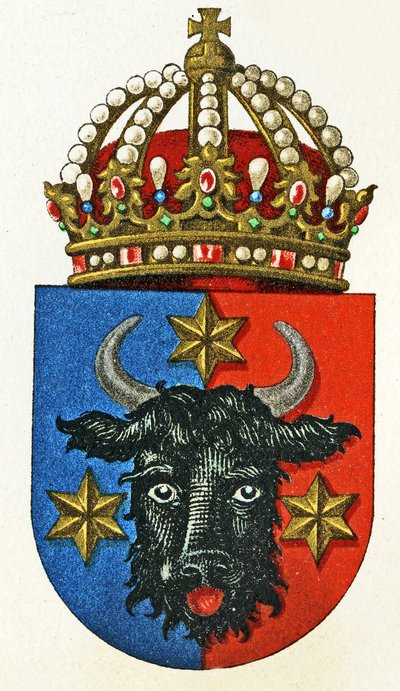 Brasão de Bukovina, c.1898 de German School