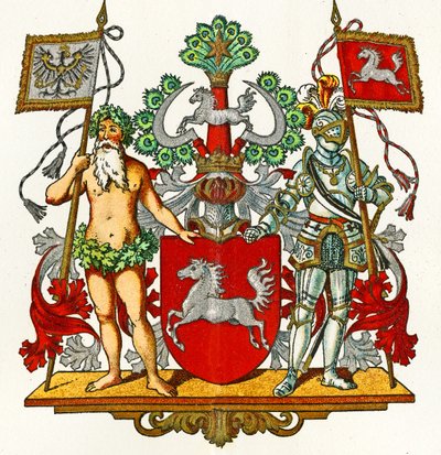 Brasão de armas de Hanôver, c.1898 de German School