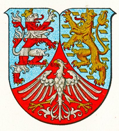 Brasão de Hessen-Nassau, c.1898 de German School