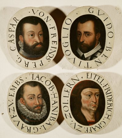Comandantes da Guerra dos Trinta Anos, Caspar von Freindsperg, Guido Bentivoglio, Jacob Hanibal Conde Embs ... de German School