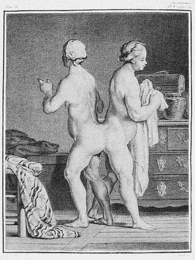 Gémeos conjuntos, c.1777 (gravura) de German School