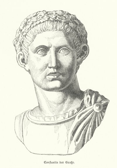Constantino, o Grande, imperador romano de German School