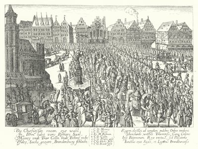 Procissão de coroação do Santo Imperador Romano Fernando II, Frankfurt de German School