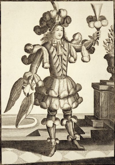 Traje para um negociante de pena, pub. por Gerard Valck (16512-1726) c.1690 de German School