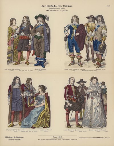 Fantasias da nobreza inglesa de German School