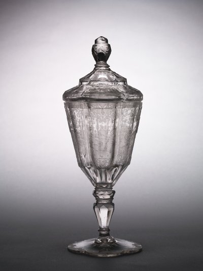 Covered Cup, Silesia, c.1725 (vidro) de German School