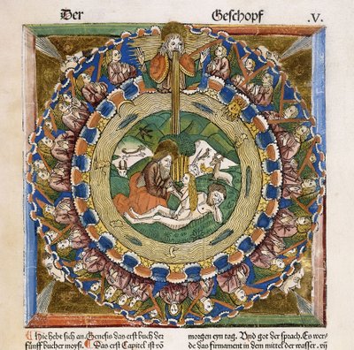 Criação de Eva, 1483 de German School
