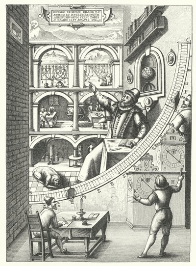 O astrônomo dinamarquês Tycho Brahe