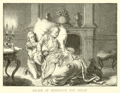 Morte de Frederico, o Grande de German School