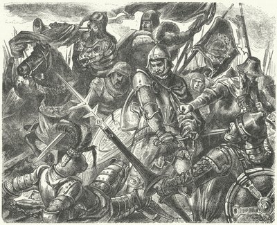 Morte de Pedro de Castela às mãos de Henrique de Trastamara de German School