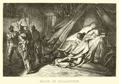Morte de Wallenstein de German School