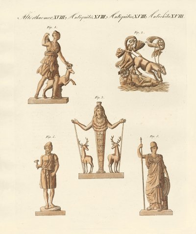 Divindades dos gregos e romanos de German School