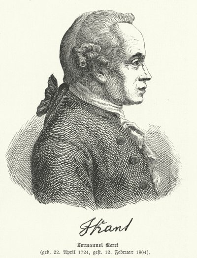 Emmanuel Kant, filósofo alemão de German School