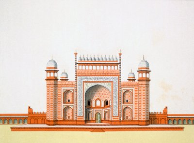 Entrada, taj mahal de German School