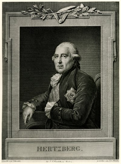 Ewald Friedrich Conde von Hertzberg de German School