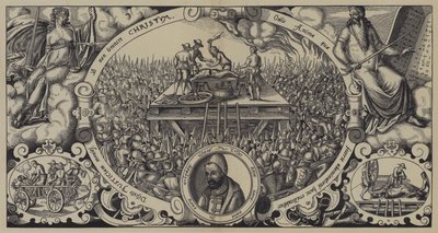 Execução de Lippold ben Chluchim, Mestre da Casa da Moeda de Brandemburgo, Berlim, 28 de janeiro de 1573 de German School