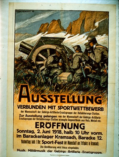 Exposição de esportes competitivos, 1918 de German School