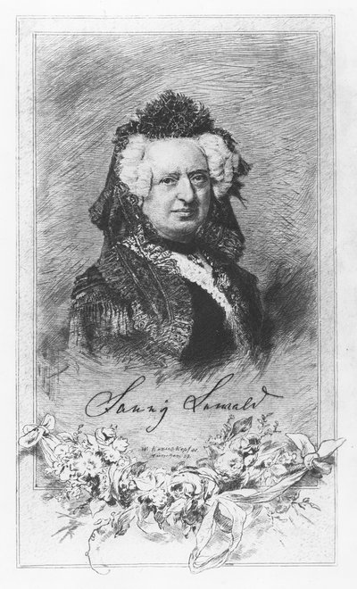 Fanny Lewald (gravura) de German School