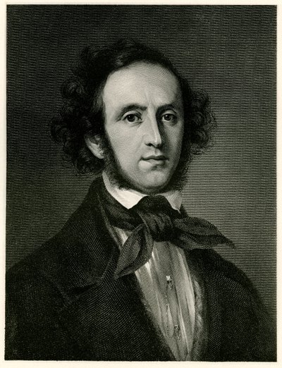 Felix Mendelssohn-Bartholdy, 1884-90 (fototipo) de German School