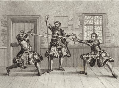 Exercício de esgrima de German School