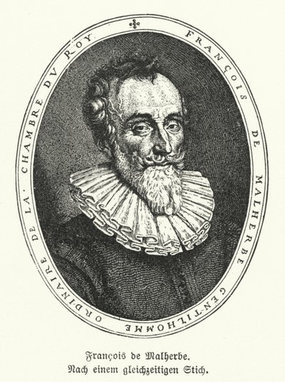 François de Malherbe, poeta e tradutor francês (litho) de German School