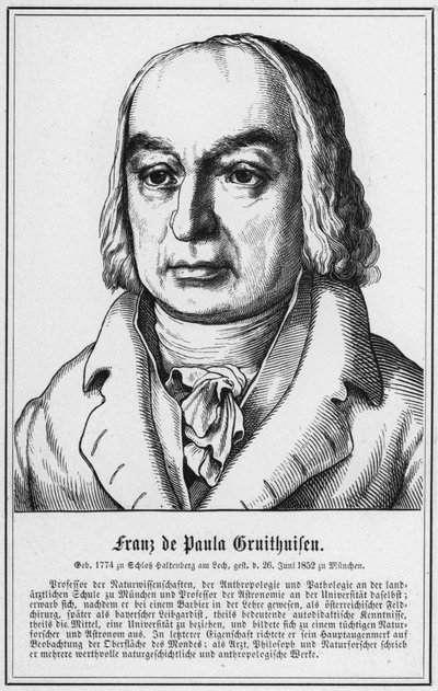 Franz de Paula Gruithuisen (gravura) de German School