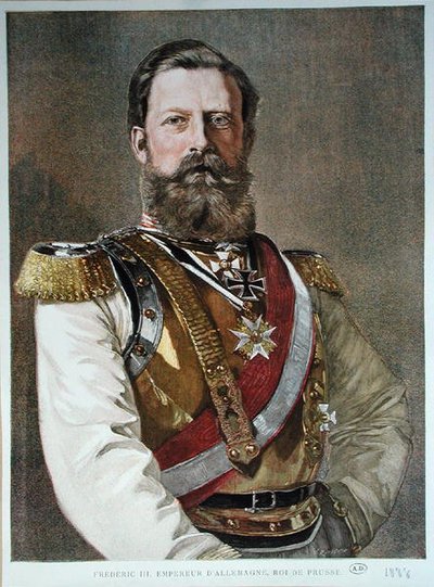 Frederick III (1831-88) 1888 (cor litho) de German School